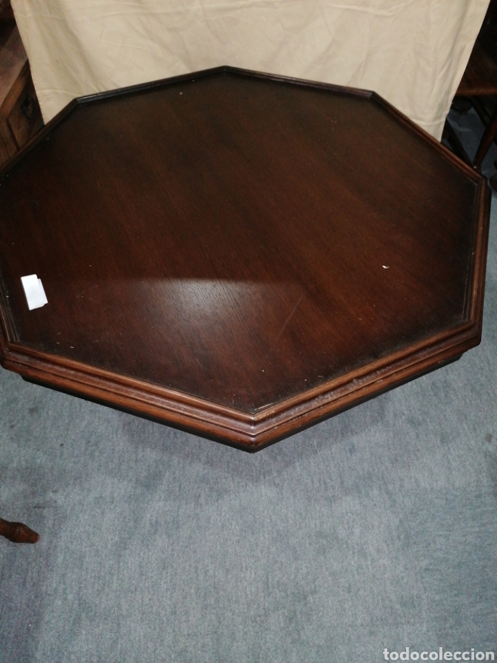 Antig&uuml;edades: Mesa de centro con dos cajones - Foto 1