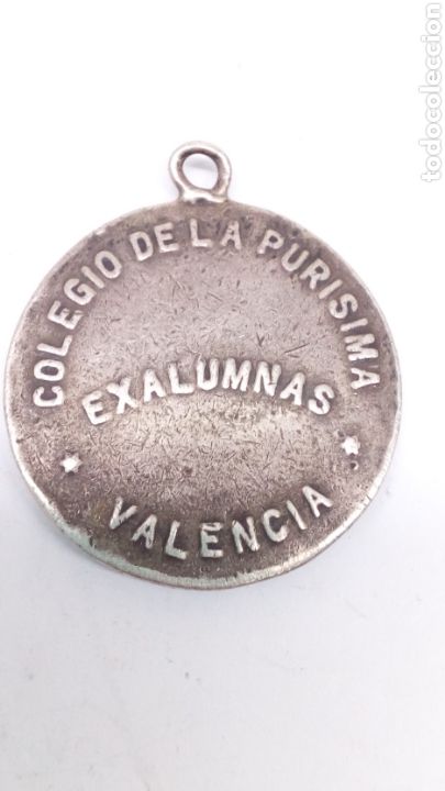 Antig&uuml;edades: Medalla de plata religiosa - Foto 2