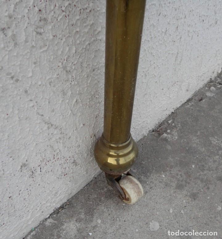 Antig&uuml;edades: Cama antigua de bronce de 90 - Foto 6
