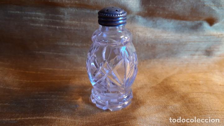 Antig&uuml;edades: Salero cristal y plata - Foto 10