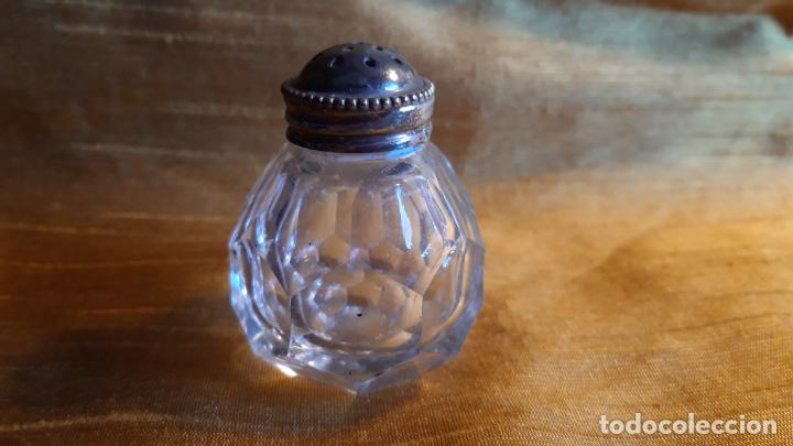 Antig&uuml;edades: Saleros cristal y plata - Foto 1