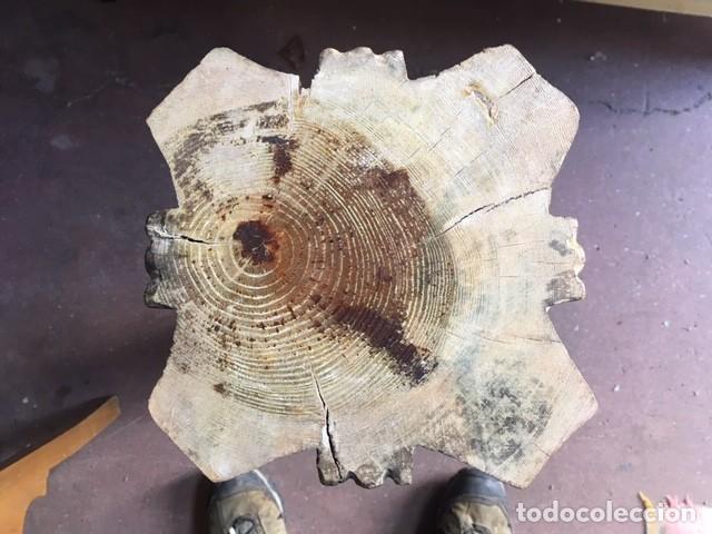 importante peana de madera tallada y dorada del - Compra venta en  todocoleccion