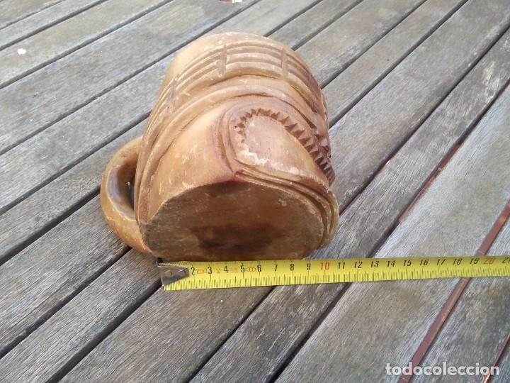 Antig&uuml;edades: Taza de madera tallada. - Foto 8
