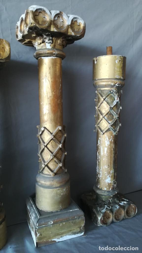 Antig&uuml;edades: COLUMNAS DORADAS ANTIGUAS - Foto 4