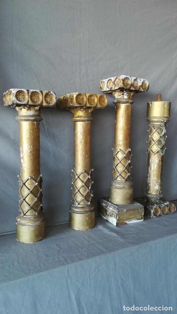 Antig&uuml;edades: COLUMNAS DORADAS ANTIGUAS - Foto 5