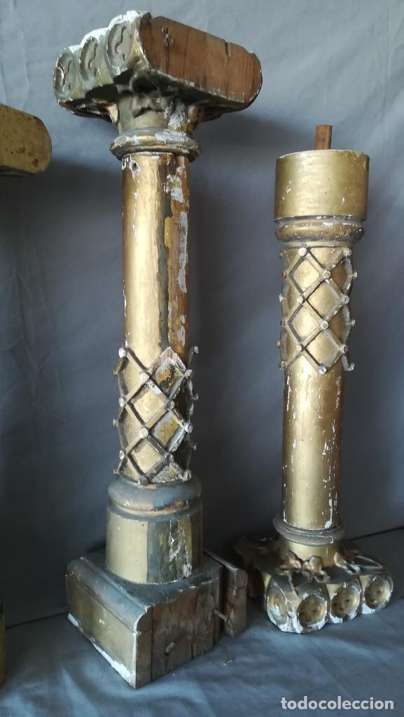 Antig&uuml;edades: COLUMNAS DORADAS ANTIGUAS - Foto 6