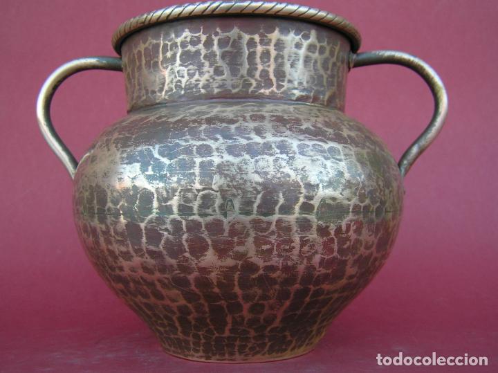 Antig&uuml;edades: orza de cobre martilleado. - Foto 13