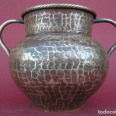 Antigüedades: ORZA DE COBRE MARTILLEADO.. Lote 184382170