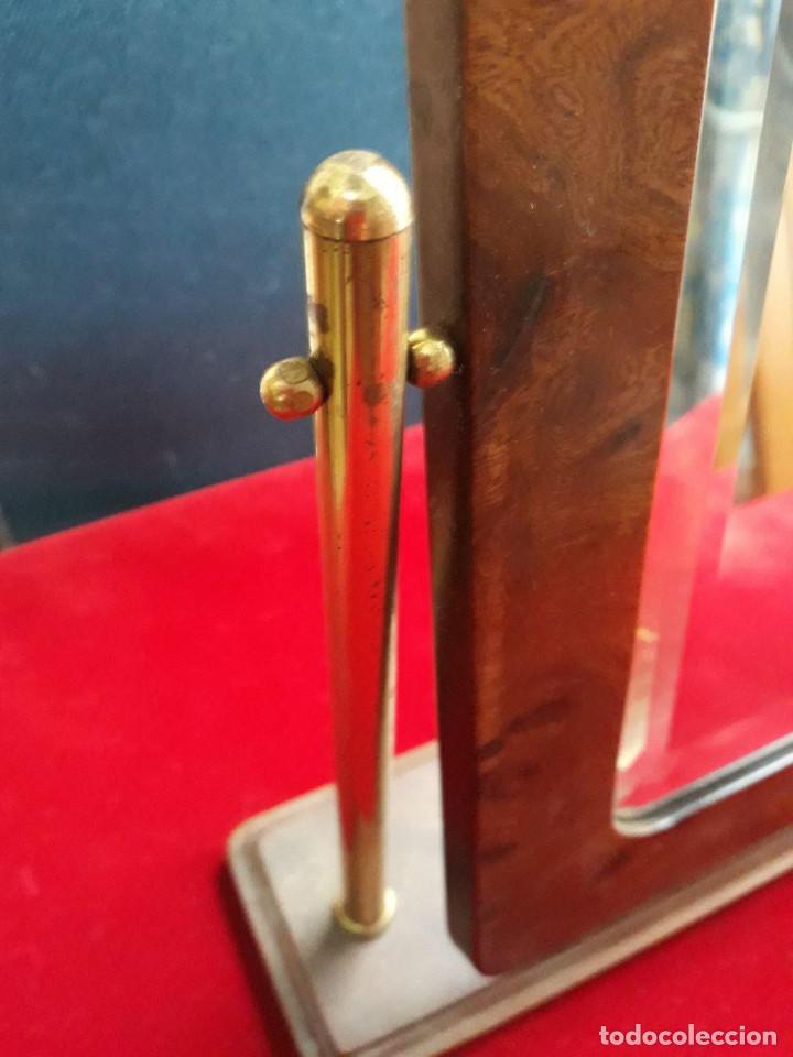 Antig&uuml;edades: Antiguo espejo abatible. Cristal biselado. - Foto 7