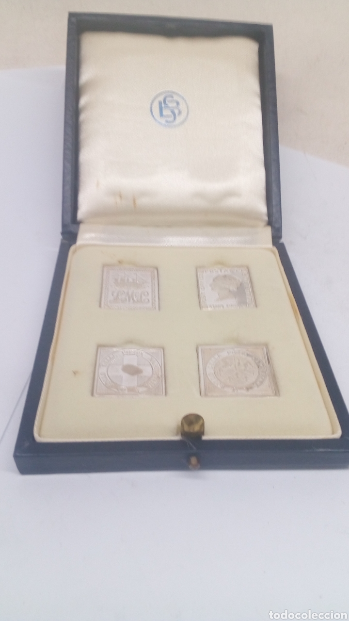 Antig&uuml;edades: 4 sellos de plata FINA - Foto 2
