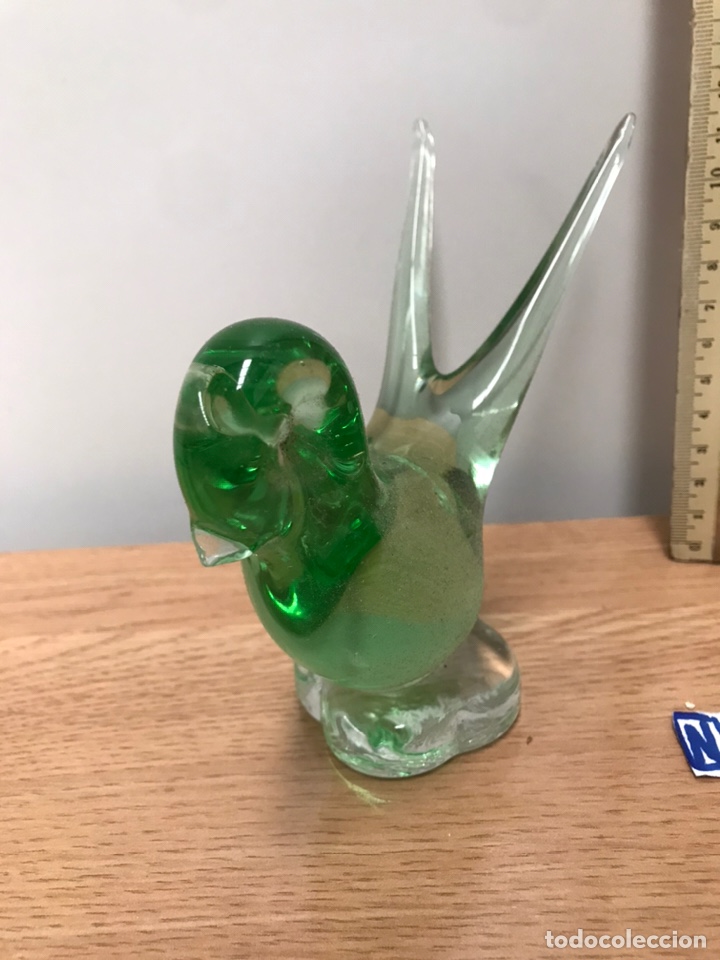 Antig&uuml;edades: FIGURA P&Aacute;JARO CRISTAL - Foto 2