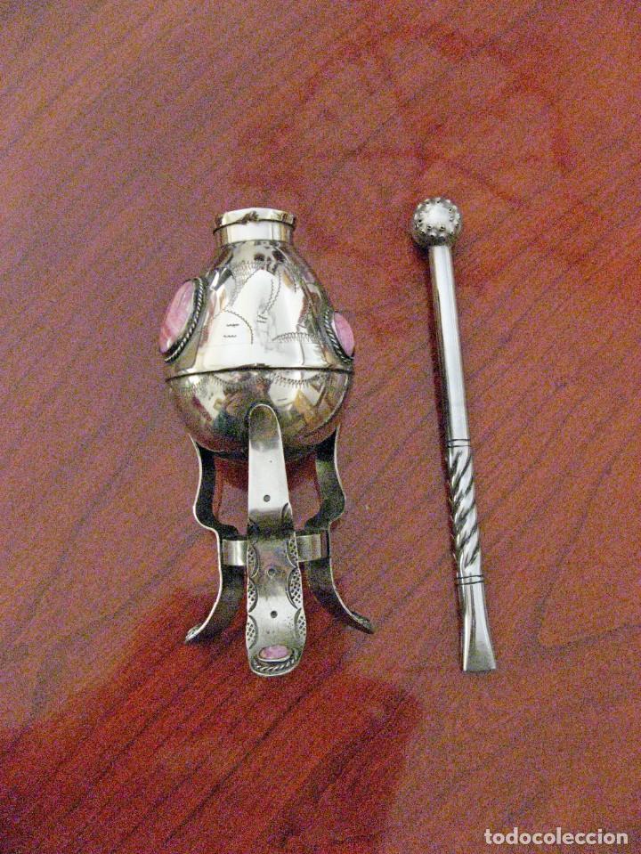 Antig&uuml;edades: Mate criollo en plata maciza - Foto 3