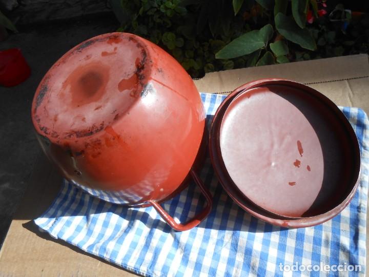 Antig&uuml;edades: OLLA   de  PORCELANA   ESMALTADA - Foto 5