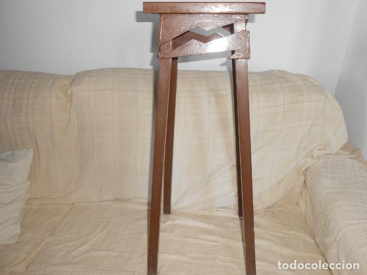Antig&uuml;edades: PEANA   DE   MADERA  -Antig&uuml;a- - Foto 2