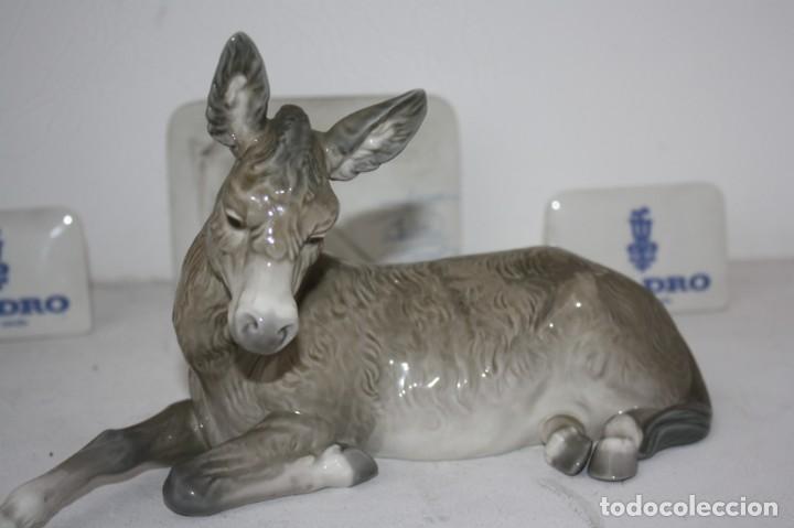 Antig&uuml;edades: FIGURA BURRO ACOSTADO LLADRO - Foto 1