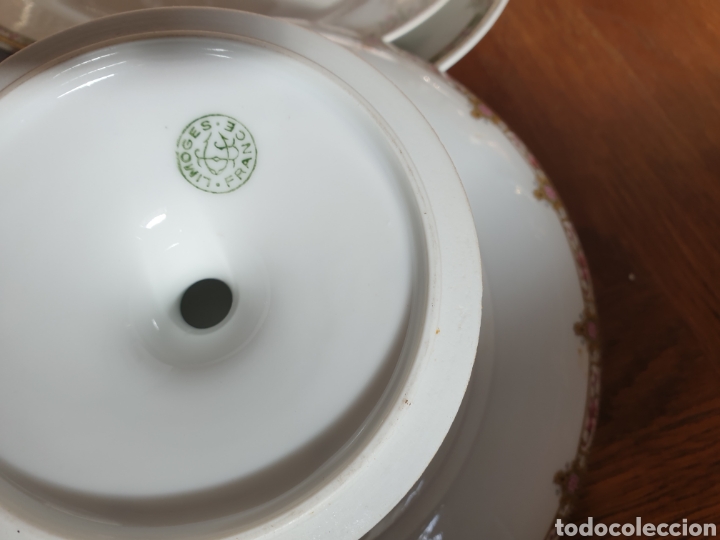 Antig&uuml;edades: Servicio de porcelana LIMOGES - Foto 2