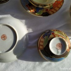 Antigüedades: ANTIGUO JUEGO CAFÉ O TÉ PORCELANA SATSUMA JAPÓN. . Lote 184760112