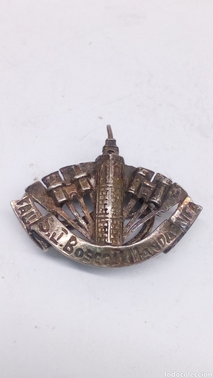 Antig&uuml;edades: Pin de plata fallero - Foto 1