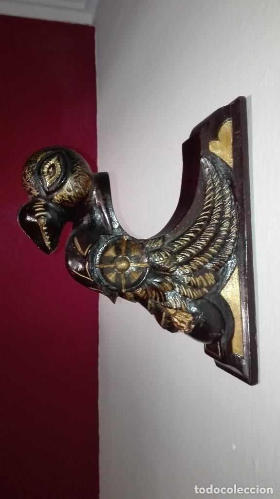 Antig&uuml;edades: PERCHERO PARED DE MADERA - Foto 4