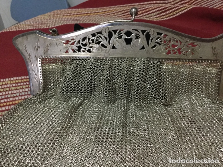 Antig&uuml;edades: PRECIOSO BOLSO MALLA DE PLATA - Foto 6