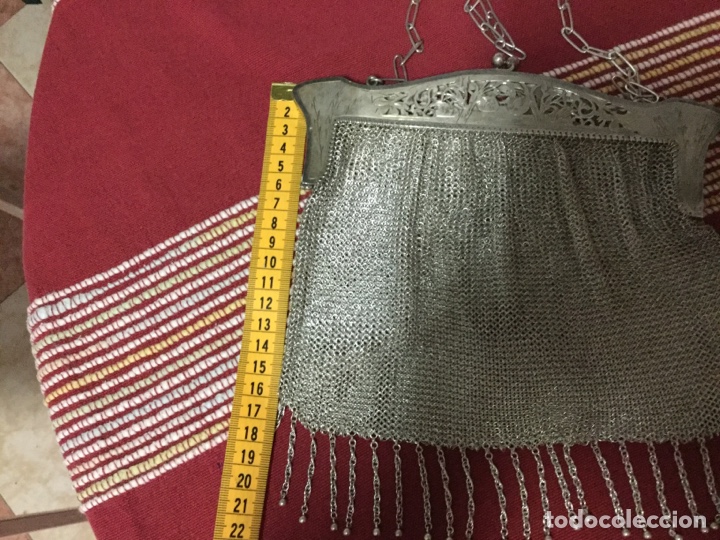 Antig&uuml;edades: PRECIOSO BOLSO MALLA DE PLATA - Foto 11
