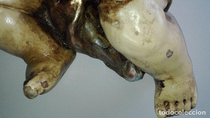 Antig&uuml;edades: ANTIGUO APLIQUE ESTUCO QUERUBIN - Foto 6