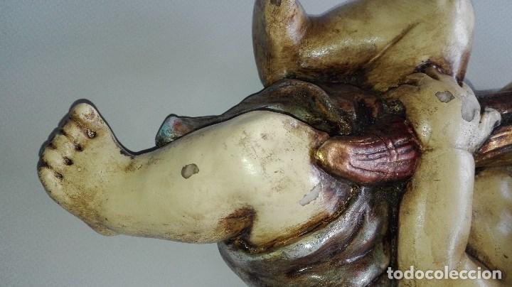 Antig&uuml;edades: ANTIGUO APLIQUE ESTUCO QUERUBIN - Foto 14