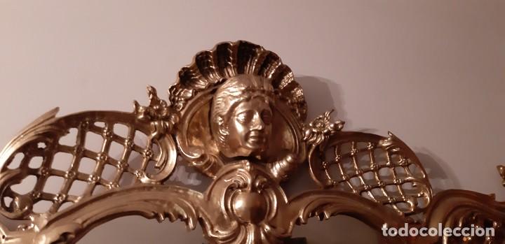 espejo de mano en bronce dorado de mitad del si - Compra venta en  todocoleccion
