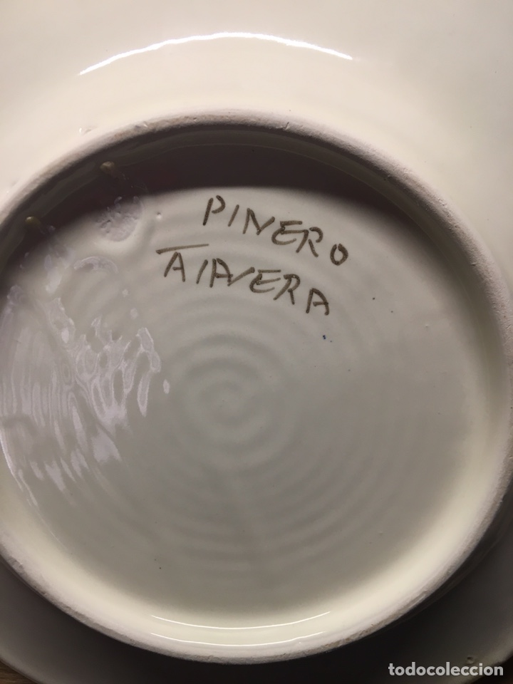 Antig&uuml;edades: Plato de flores - Foto 4