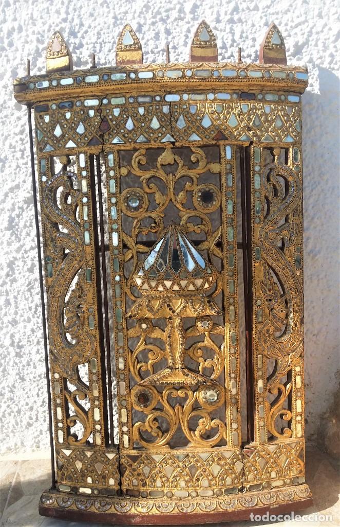 Antig&uuml;edades: Ventana de Templo Budista- Tailandia - Foto 1