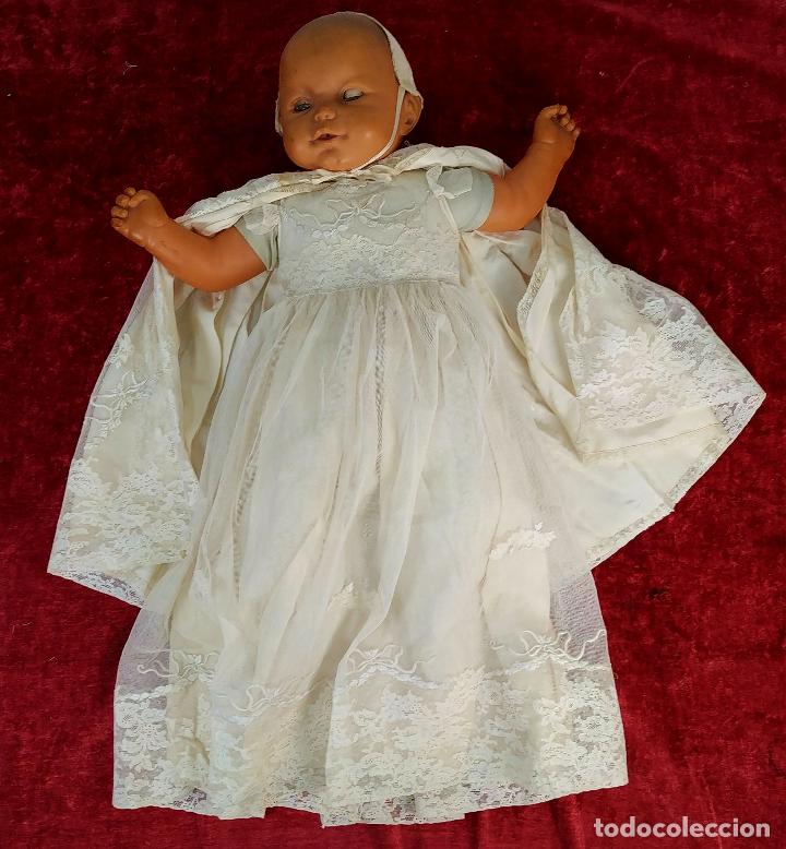 vestido de cristianar. bordados sobre tul. enca - Comprar Moda Antigua  Infantil en todocoleccion - 185698868