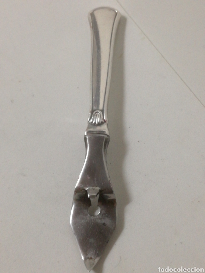 Antig&uuml;edades: Abridor botellas plata hans hansen - Foto 3