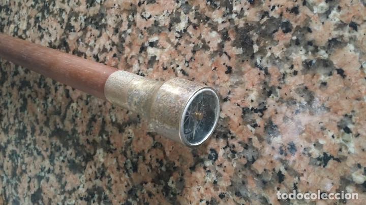 Antig&uuml;edades: baston con brujula - Foto 3