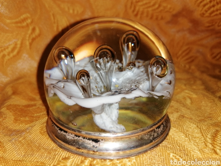Antig&uuml;edades: PISAPAPELES ANTIGUO CORAL BLANCO - Foto 2