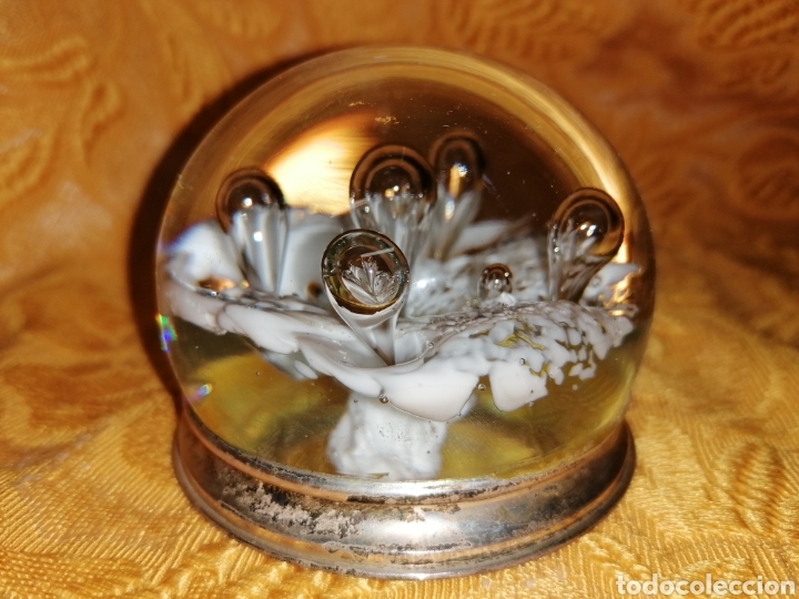 Antig&uuml;edades: PISAPAPELES ANTIGUO CORAL BLANCO - Foto 3