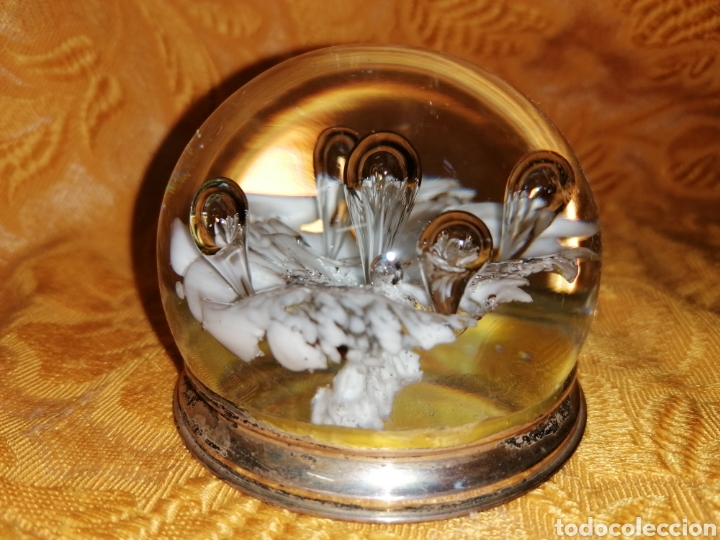Antig&uuml;edades: PISAPAPELES ANTIGUO CORAL BLANCO - Foto 4
