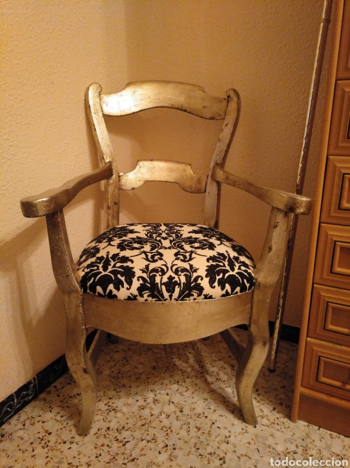 Antig&uuml;edades: Antiguo sill&oacute;n restaurado - Foto 1