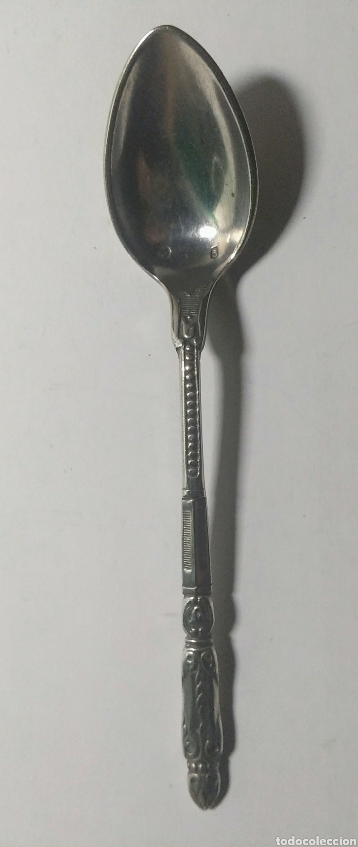 Antig&uuml;edades: Antigua cucharita de plata. - Foto 3