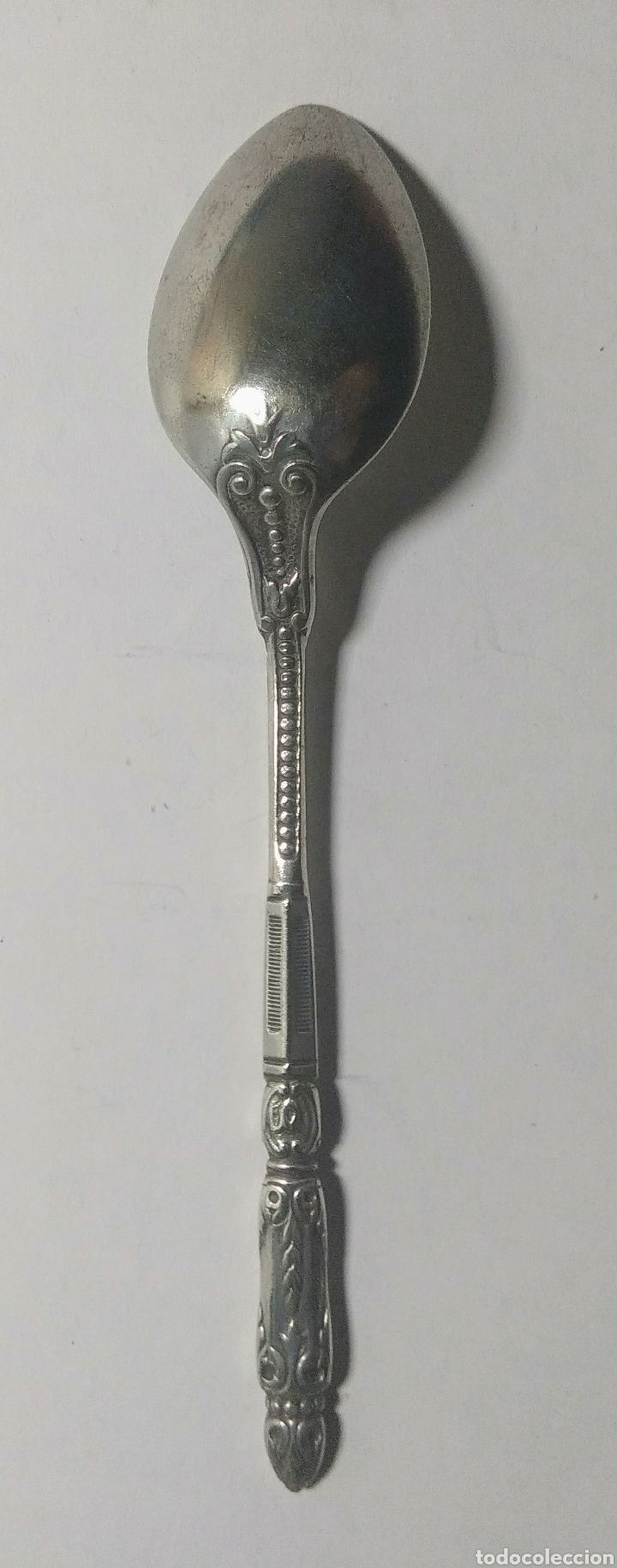 Antig&uuml;edades: Antigua cucharita de plata. - Foto 2