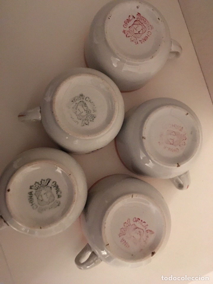 Antig&uuml;edades: 5 tazas tercios espa&ntilde;oles - Foto 4