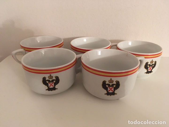 Antig&uuml;edades: 5 tazas tercios espa&ntilde;oles - Foto 1