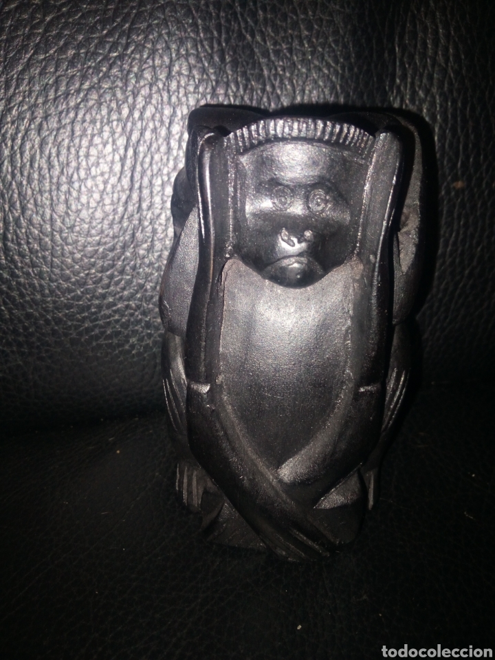 Antig&uuml;edades: Figura los tres monos sabios, - Foto 2