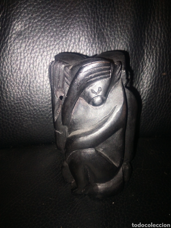 Antig&uuml;edades: Figura los tres monos sabios, - Foto 3