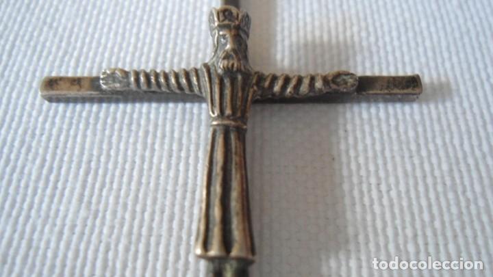 Antig&uuml;edades: CRUCIFIJO DE PLATA............................... - Foto 2