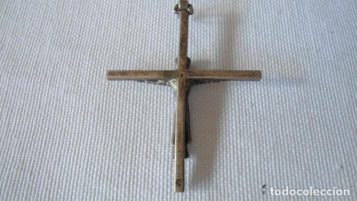 Antig&uuml;edades: CRUCIFIJO DE PLATA............................... - Foto 3