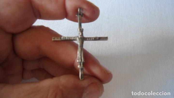 Antig&uuml;edades: CRUCIFIJO DE PLATA............................... - Foto 5