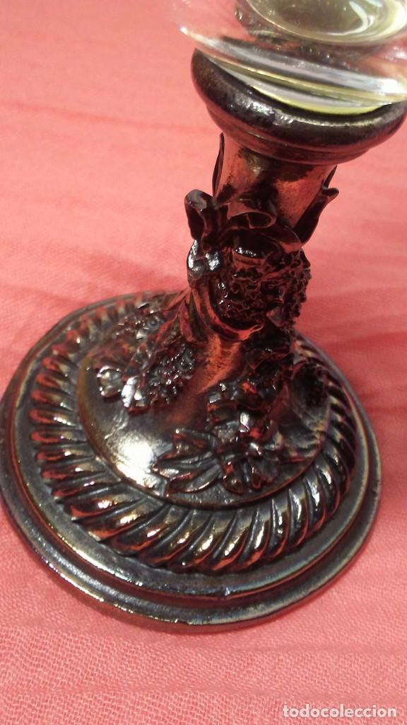 Antig&uuml;edades: 2 COPAS DE CRISTAL ARTDECOR - Foto 7