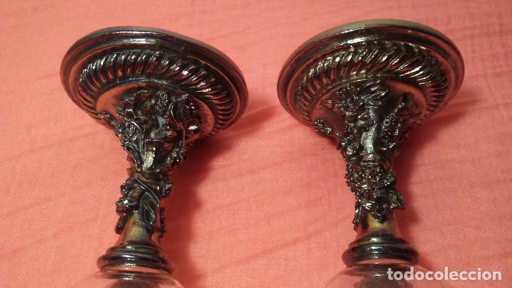 Antig&uuml;edades: 2 COPAS DE CRISTAL ARTDECOR - Foto 15