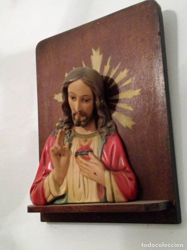 Antig&uuml;edades: CORAZ&Oacute;N DE JES&Uacute;S A&Ntilde;OS 50. - Foto 2