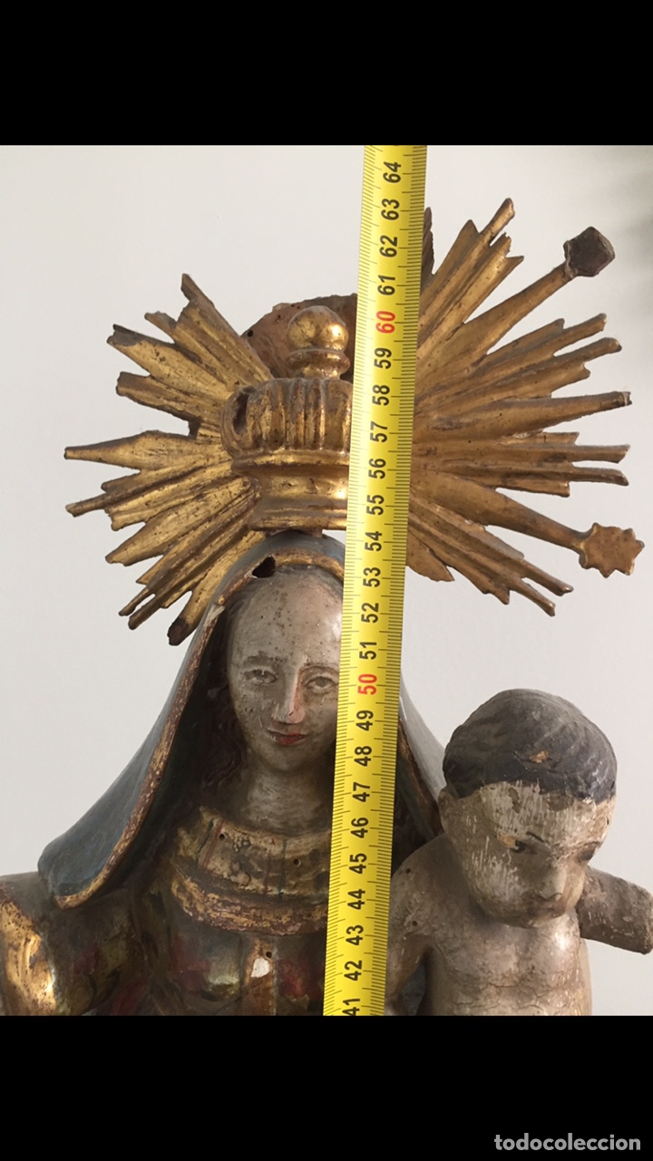 Antig&uuml;edades: Virgen finales del XVIII - Foto 3